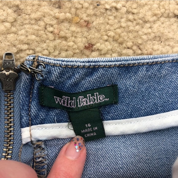 Wild Fable Jean Skirt - Picture 5 of 8